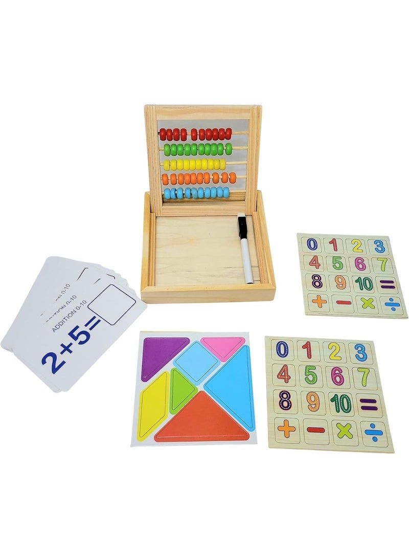 Abacus with cards and tangram - Image 5